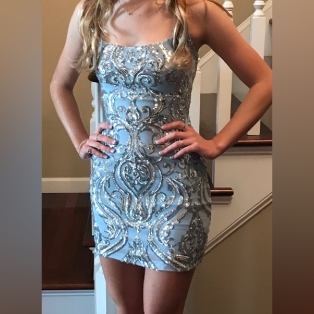Windsor size xs light blue dress